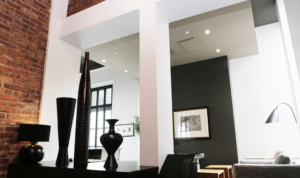 Inside of a condo