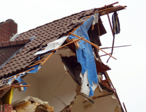 damaged roof