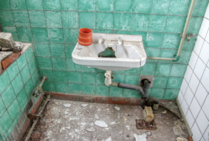 broken sink